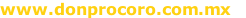 www.donprocoro.com.mx